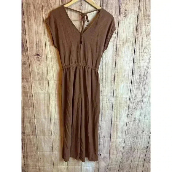 A New Day Target Cropped Wide Legged Jumpsuit One-Piece Burnt Brown Size S - Picture 5 of 7